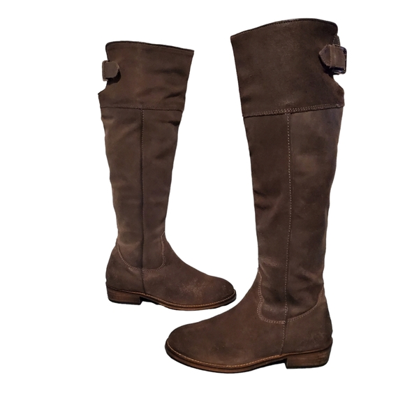 BP Tall Tough Leather Knee-High Riding Boots Women's Size 8 - Picture 2 of 10